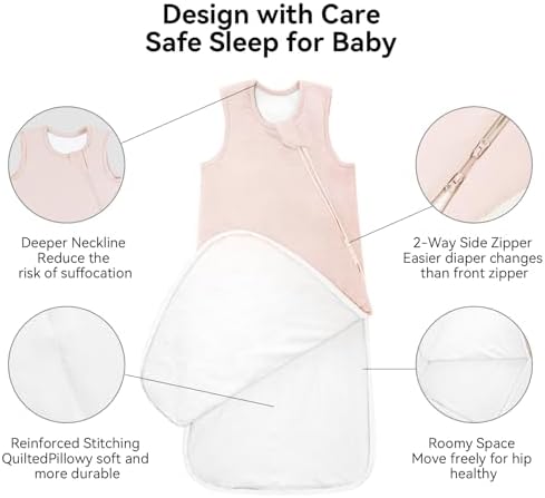 BubblePanda Rayon Made from Bamboo Sleep Sack 12-18 Months 1.0 Tog Baby