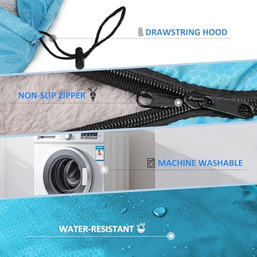 oaskys Camping Sleeping Bag - 3 Season Warm & Cool Weather - Summer Spring Fall Lightweight Waterproof for Adults Kids - Camping Essentials Gear Accessories Hiking Sleep Must Haves