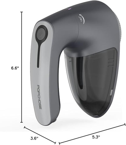 POPCHOSE Fabric Shaver for Clothing, Electric Lint Remover Sweater Shaver to Remove Pilling, Depiller for Clothes, Furniture, Couch, Fuzz with 6-Leaf Blades Extra, Electrostatic Brush