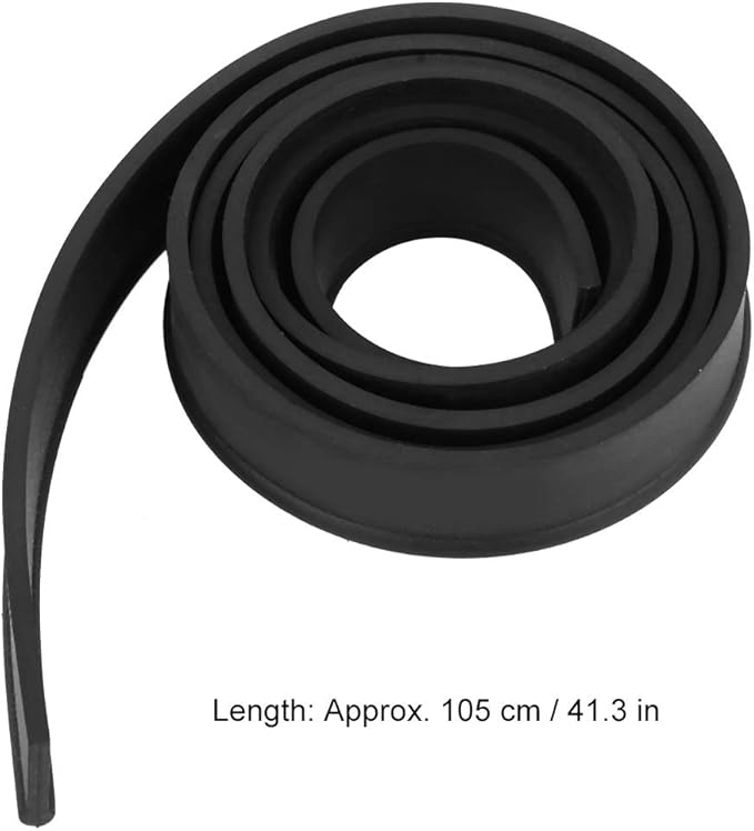 Universal Squeegee Replacement Blade, Wide Flexible Rubber Blade for Window Cleaning