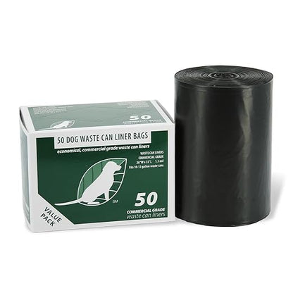 ZERO WASTE USA - Round Outdoor 10 Gallon Capacity Waste Can - 100% Rust-Free, Powder-Coated, Commercial Grade Aluminum to Withstand Weather. 10-Year Warranty (Matte Black)
