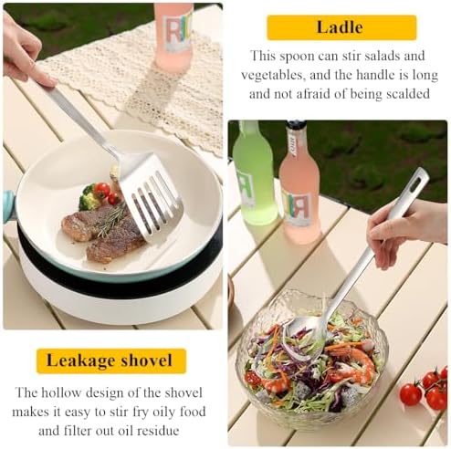 Camping Essentials, Evanda Camping Cooking Utensils, Travel Essentials, Portable Camping Kitchen Utensil Set for Travel, Picnics, RVs, Camping, BBQs, Parties