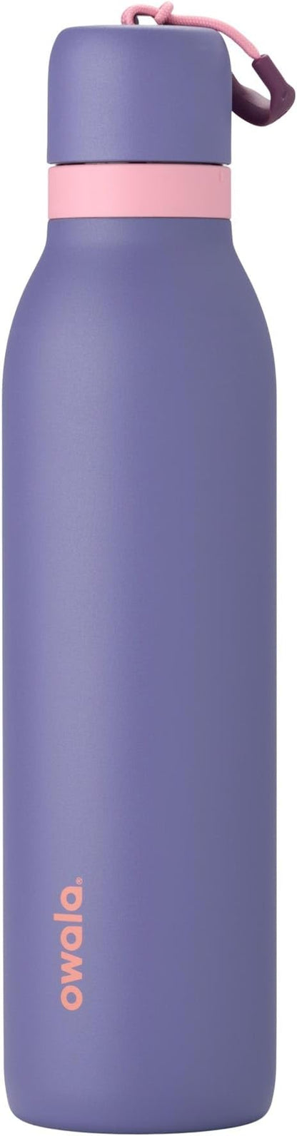 Owala FreeSip Twist Insulated Stainless Steel Water Bottle with Straw for Sports and Travel, BPA-Free, 24-oz, Blue Blue Jay