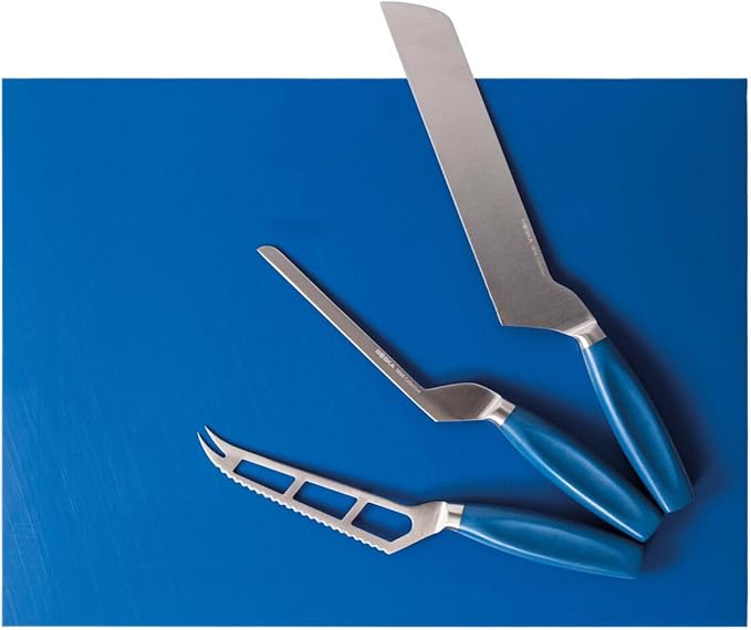 BOSKA Universal cheese cutter blue 140 mm - Full-tang - Premium Quality - German Steel - HACCP Knife - Cheese knife - For professional use - Multi use (vegetables and fruit)