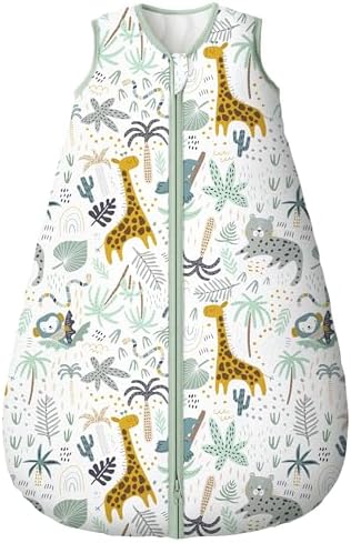 Yoofoss Baby Sleep Sack 18-24 Months Organic Cotton TOG 2.5 2-Way Zipper