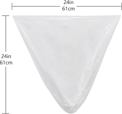 TYPLASTICS Trash Can Liner - Wholesale 1000 Count Garbage Bags on Perforated Roll 7-10 Gallon Multipurpose for Office Bathrooms Business Home Commercial and Industrial Needs 24" x 24"