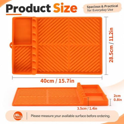 Find law Silicone Tools Mat for Griddle & Kitchen Countertop