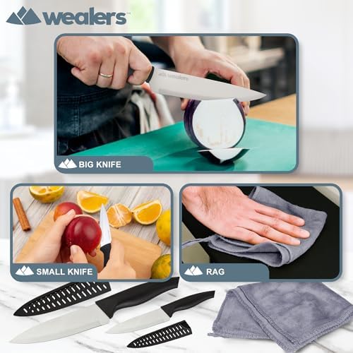 Wealers Camp Kitchen Cooking Utensil Set Travel Organizer Grill Accessories Portable Compact Gear for Backpacking BBQ Camping Hiking Travel Cookware Kit Water Resistant Case
