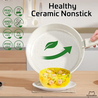26 Pcs Pots and Pans Set Non Stick, Detachable Handle Cookware