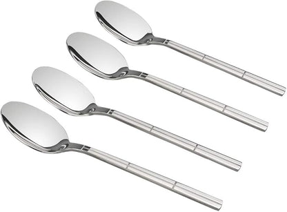Stainless Steel Flatware Dessert Spoon, Set of 12
