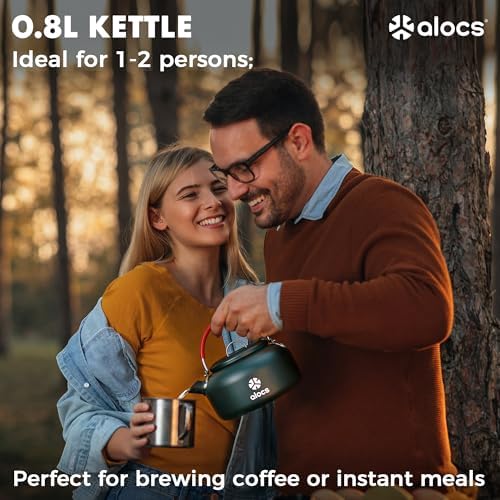 ALOCS Camping Cookware Set Camping Gear Compact Camping Pots and Pans Set