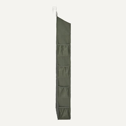 Amazon Basics 5 Tier Over the Door Organizer, Large, 6.4 x 54.5 x 14.9 in, Dark Grey