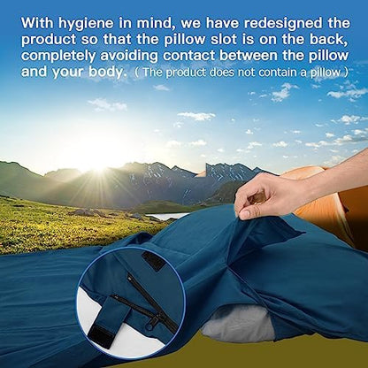 JAICOM Sleeping Bag Liner, Travel Sheets Ultralight Summer Sleeping Bag
