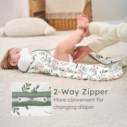 Yoofoss Baby Sleep Sack 18-24 Month 1.5TOG 100% Organic Cotton 2-Way Zipper