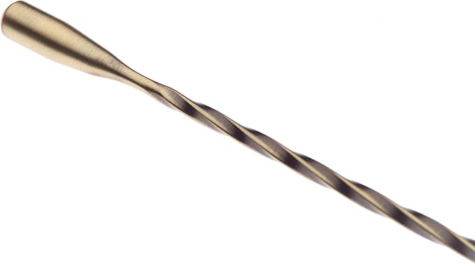 Barfly Teardrop Bar Spoon, 11 13/16" (30 cm), Antique Gold
