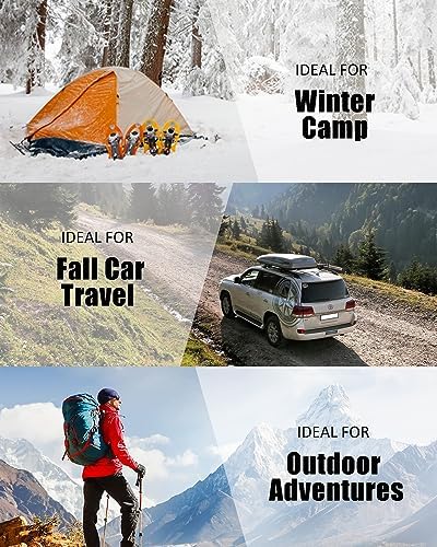 Sleeping Bags for Adults Backpacking Lightweight Waterproof- Cold Weather Sleeping Bag for Girls Boys Mens for Warm Camping Hiking Outdoor Travel Hunting with Compression Bags