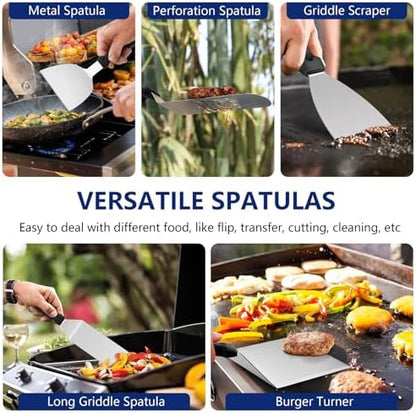 Joyfair 18Pcs Griddle Accessories Kit for Blackstone, (PP Handles)