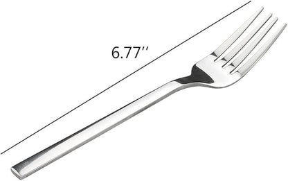 12-Piece Stainless Steel Dessert Forks Set