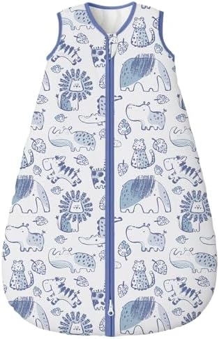 Yoofoss Baby Sleep Sack 18-24 Month 1.5TOG 100% Organic Cotton 2-Way Zipper