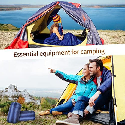 Macarrie 10 Pcs Bulk Sleeping Bags for Adults 0 Degree Waterproof Emergency Sleeping Bags with Compression Sack for Camping Hiking Backpacking Outdoor Activities
