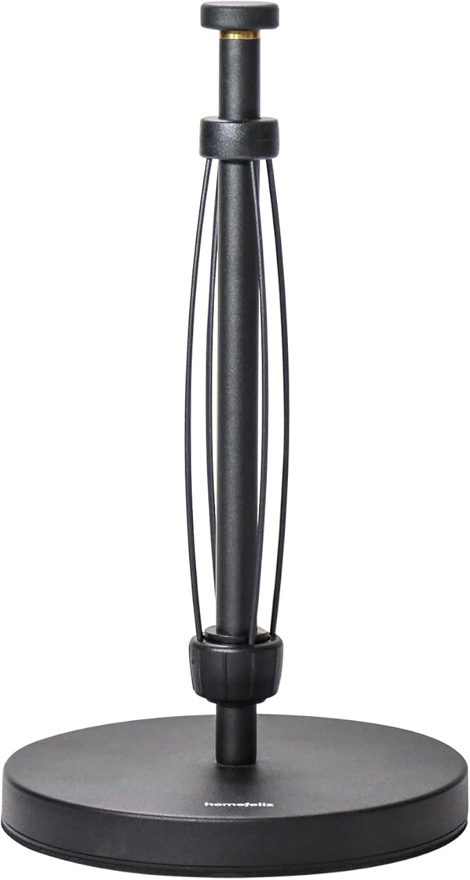 Paper Towel Holder Countertop, Standing Paper Towel Dispenser, Countertop Tabletop Non-Slip Kitchen Paper Towel Holder, Easy Tear Paper roll Holder Stand with Ratchet System