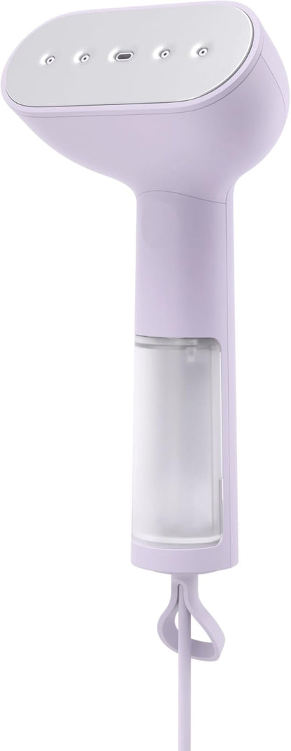 Steamery Handheld Clothes Steamer Cirrus X, 1200W, Steam Output 20g/min, Heat up in 20 Seconds, Portable, Minimalistic, Scandinavian design, Purple