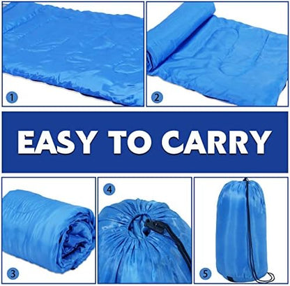 Junkin 12/36 Pcs Camping Sleeping Bags for Adult