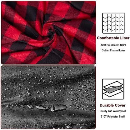 0 Degree Cotton Flannel Double Sleeping Bag for Adults