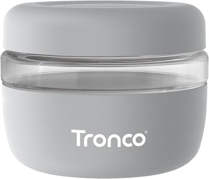 Tronco 16 oz Glass Food Storage Containers with Lids, Airtight, Leak & Spill Proof Glass Lunch Bowls for Meal Prep, Salad, Yogurt, Soup & Stew, Microwave & Dishwasher Safe, BPA-Free, Set of 1