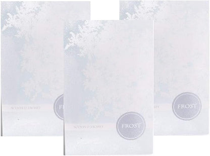 Floral Simplicity Frost Scented Sachets Pack of 3, Fall & Winter - Long-Lasting Scented Bags, Home Fragrance & Deodorizer, Air Freshener & Deodorizer for Closet, Room, or Cars, Made in USA