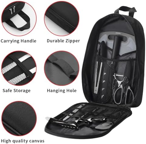 Camping Essentials, Evanda Camping Cooking Utensils, Travel Essentials, Portable Camping Kitchen Utensil Set for Travel, Picnics, RVs, Camping, BBQs, Parties