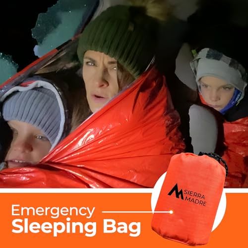 Sierra Madre Emergency Sleeping Bag, Waterproof Thermal Bivy Sack