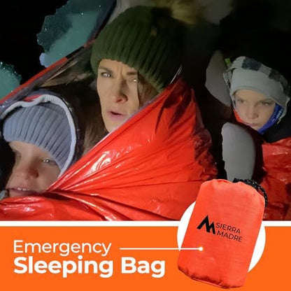 Sierra Madre Emergency Sleeping Bag, Waterproof Thermal Bivy Sack