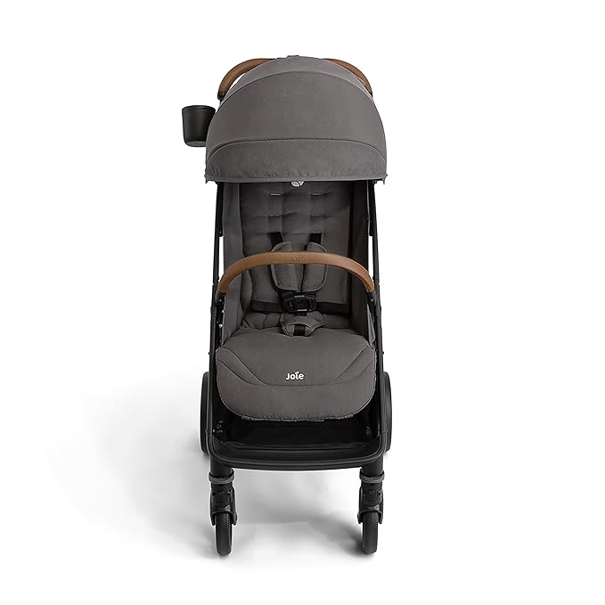 Joie Nutmeg Compact Stroller – Lightweight and Compact Stroller with One-Hand Fold (Thunder)