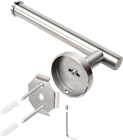 NearMoon Bathroom Toilet Paper Holder, Premium SUS304 Stainless Steel Rustproof Wall Mounted Toilet Roll Holder for Bathroom, Kitchen, Washroom (1 Pack, Brushed Nickel)