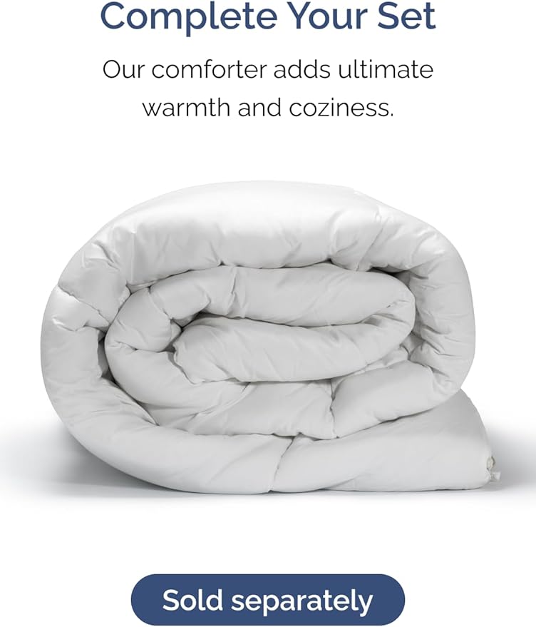Extra Deep Pocket King Sheets - 4 Piece Breathable & Cooling Bed Sheets - Hotel Luxury Bed Sheet Set - Soft, Wrinkle Free & Comfy - Easily Fits Extra Deep Mattresses - Deep Pocket Grey Striped Sheets