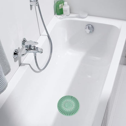 Bathroom Sink Drain Strainers, Hair Catcher Shower Drain Covers Protector - Flexible TPR Material, Multi-Color for Tub Shower Sink, 6 Pack