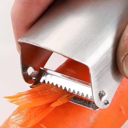 -Potato Apple Vegetable Peelers for Kitchen, Multifunction, Easy to handle, easy Julienne and precise peeling (2-in-1 peeler)