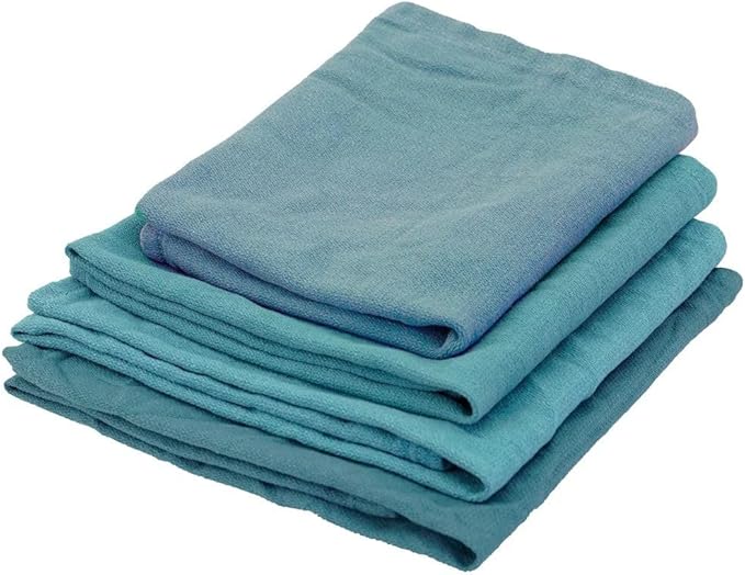 XERO Recycled Surgical Towels - Eco-Friendly Cleaning Cloths for Professional Window Cleaners, Home & Car Detailing - 100% Cotton, Absorbent, Machine Washable Approximately 24"x16" 48 Pack