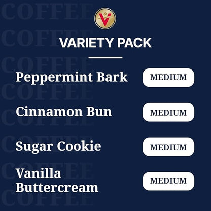 Victor Allen's Coffee Winter Wonderland Variety Pack, 96 Count, Single Serve Coffee Pods for Keurig K-Cup Brewers