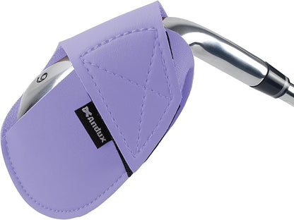 Andux 10Pack PU Golf Irons Club Head Covers Pouch Holder MT/PU03