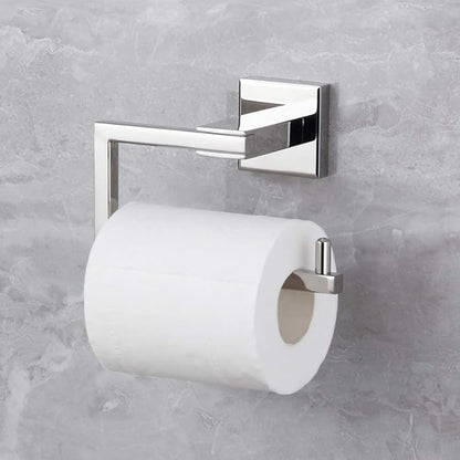 Bathroom Toilet Paper Holder SUS304 Stainless Steel Kitchen Washroom Tissue Roll Dispenser Wall Mounted Rustfree 5-inch TP Holder Polished Finish