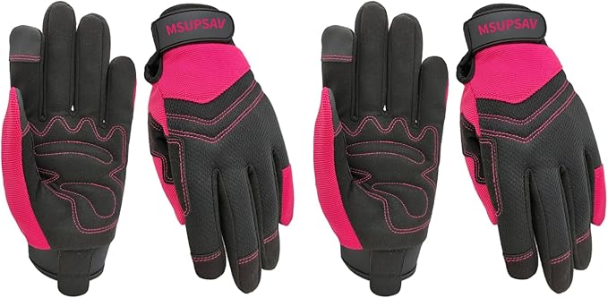 Thorn Proof&Puncture Resistant Gardening Gloves with Grip,Garden Gloves for Women, Leather Work Gloves,Gifts