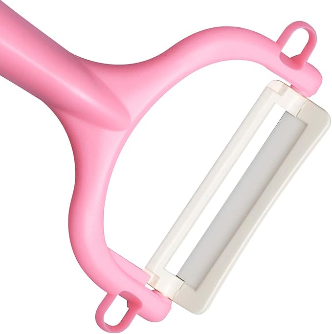 Kyocera Advanced Ceramic Horizontal Y Peeler, Pink