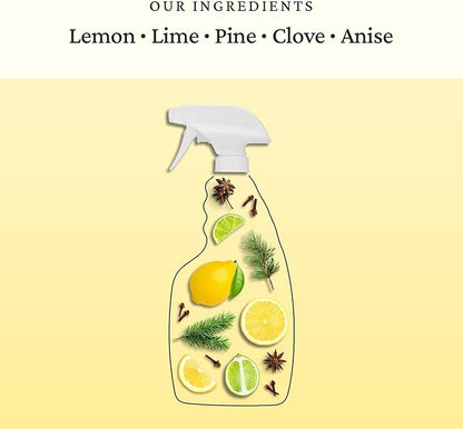 Fresh Wave Lemon Scent Odor Eliminator Spray & Air Freshener, 24 fl. oz. | Odor Absorber for Home, Furniture, Fabrics & Trash | Safer Odor Relief
