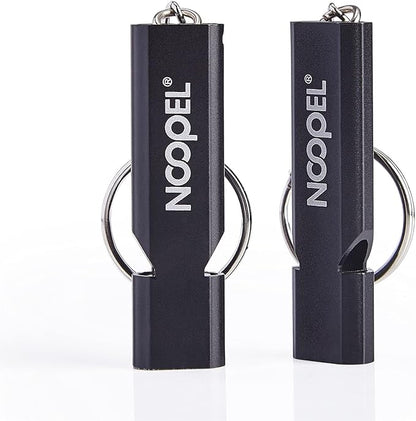 Noopel Emergency Whistles Lifeguard Safety Whistle with Lanyard and Keychain for Outdoor Camping Hiking Boating Backpacking Fishing Kayak Kids Rescue Signaling Loud Survival Whistle