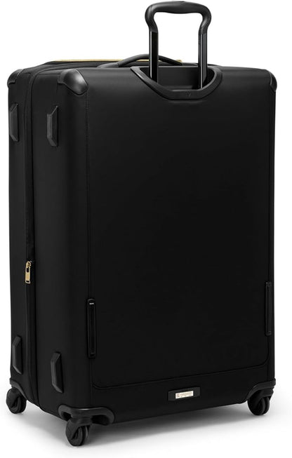 TUMI - Voyageur Leger 4 Wheeled Luggage - Women's Lightweight and Spacious, Sleek Silhouette, Durable Premium Suitcase - 29" Extended Trip Expandable Packing Case, Black with Gold Hardware