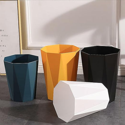 Small Trash Can 2 Pack Bathroom Garbage Can 2.6 Gallon Waste Basket for Dorms Bedrooms Offices, Blue