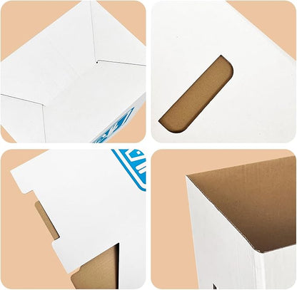 （10 Pack） 13 Gallon Disposable trash cans for parties,Reusable Pop up garbage can,In-Home Recycling Bins（Comes with 20 disposable trash bags）