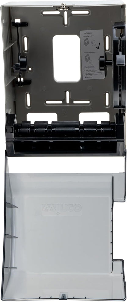 Winco Paper Towel Dispenser, Medium, Gray, Black